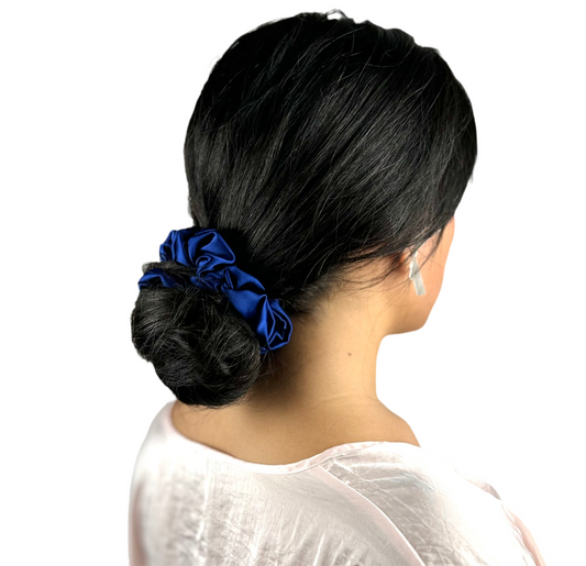 Scrunchie Genziana Medium