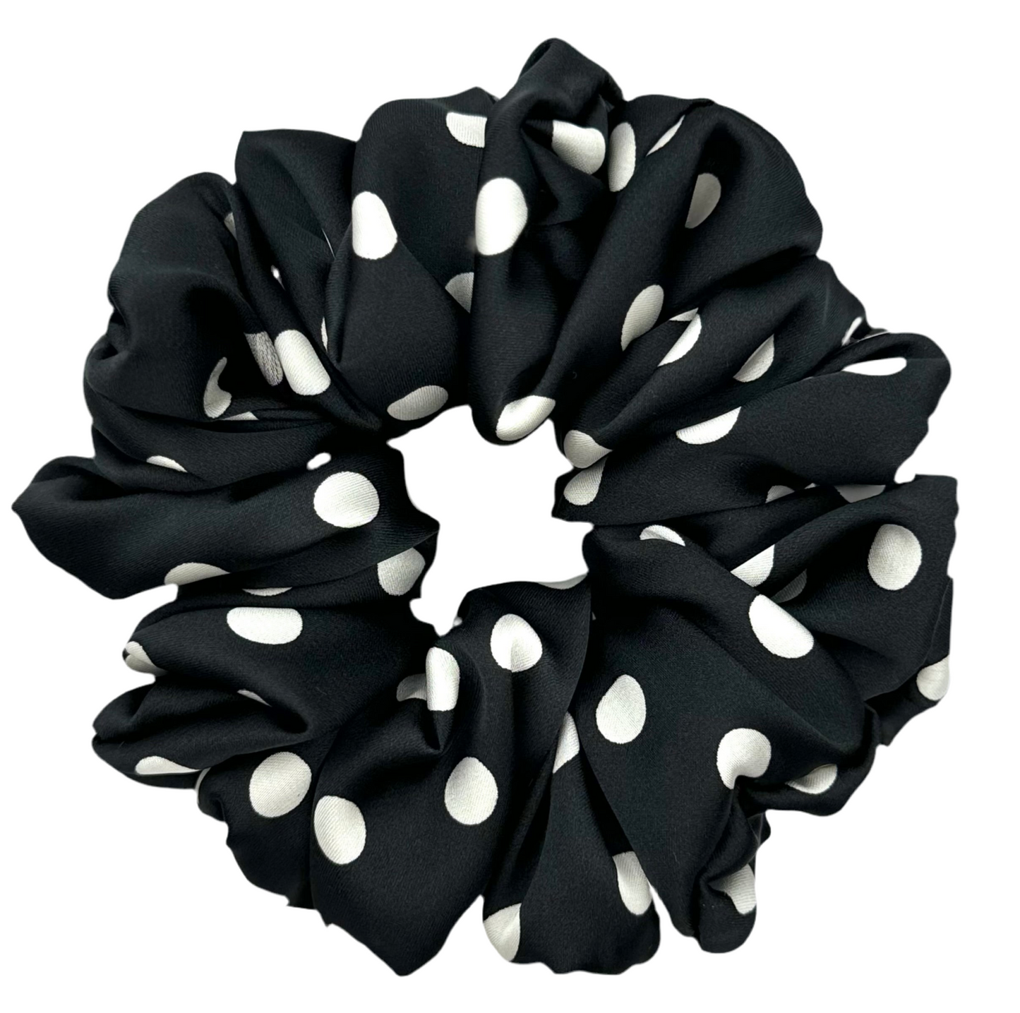 Scrunchie Black Ladybug Super