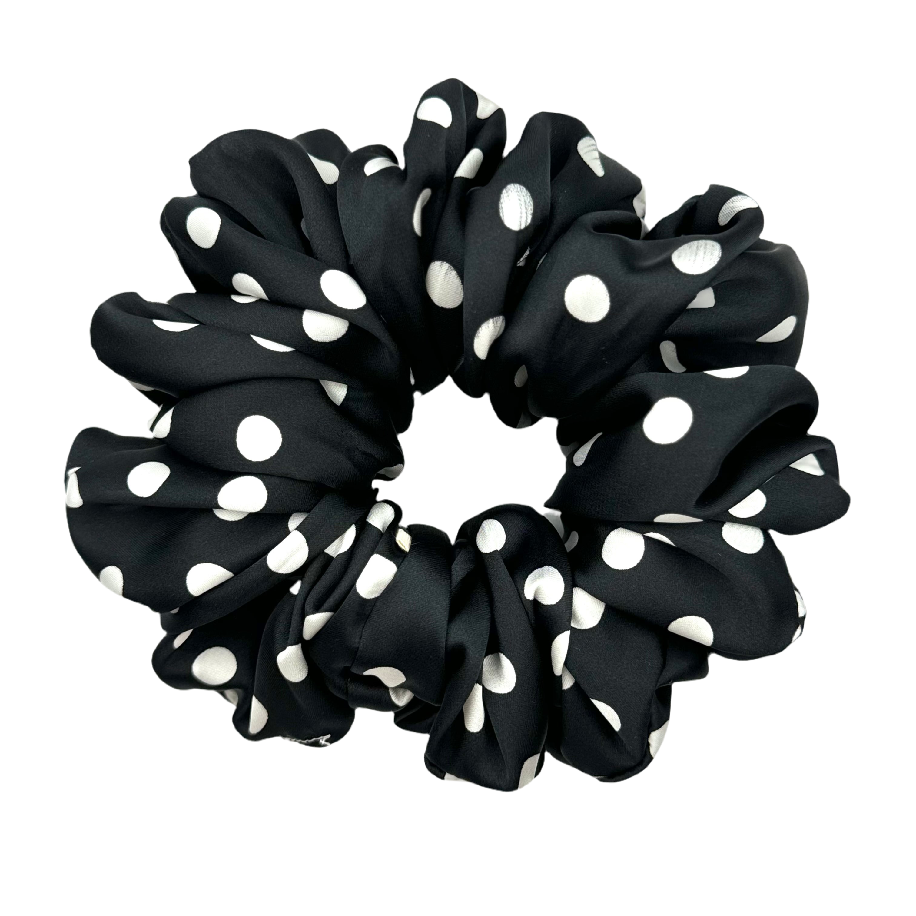 Scrunchie Schwarzer Marienkäfer Medium
