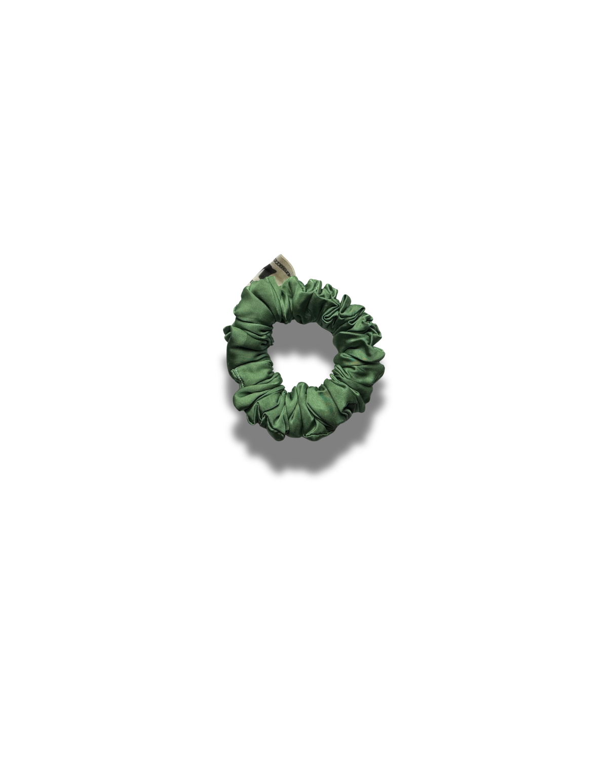 Olivia — Scrunchie verde oliva