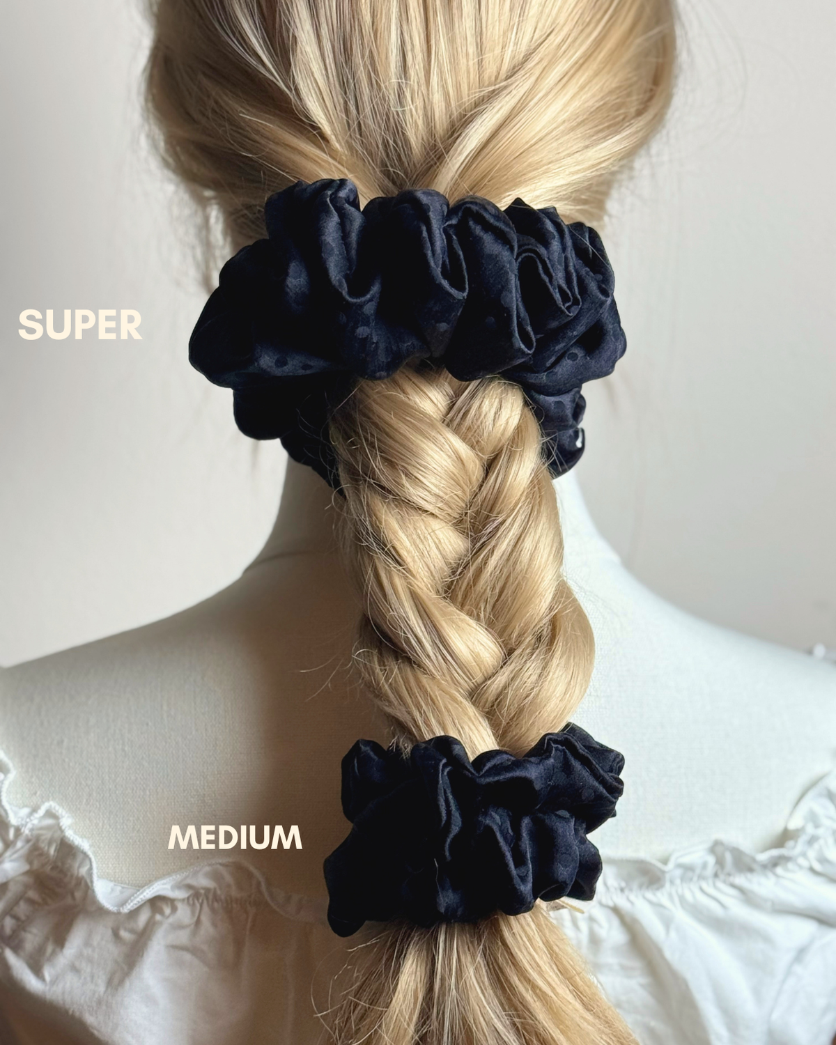 Scrunchie Premium Seta Ombre