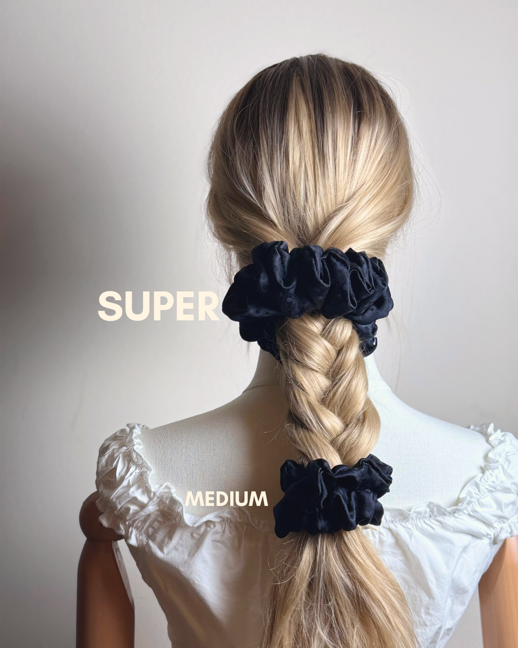 Scrunchie Premium Seta Ombre