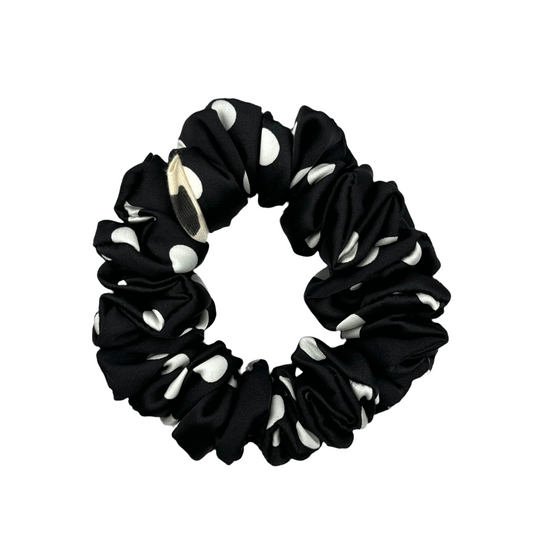 Scrunchie Black Ladybug Small