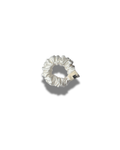 Perla – Scrunchie Super bianco perla in raso di seta