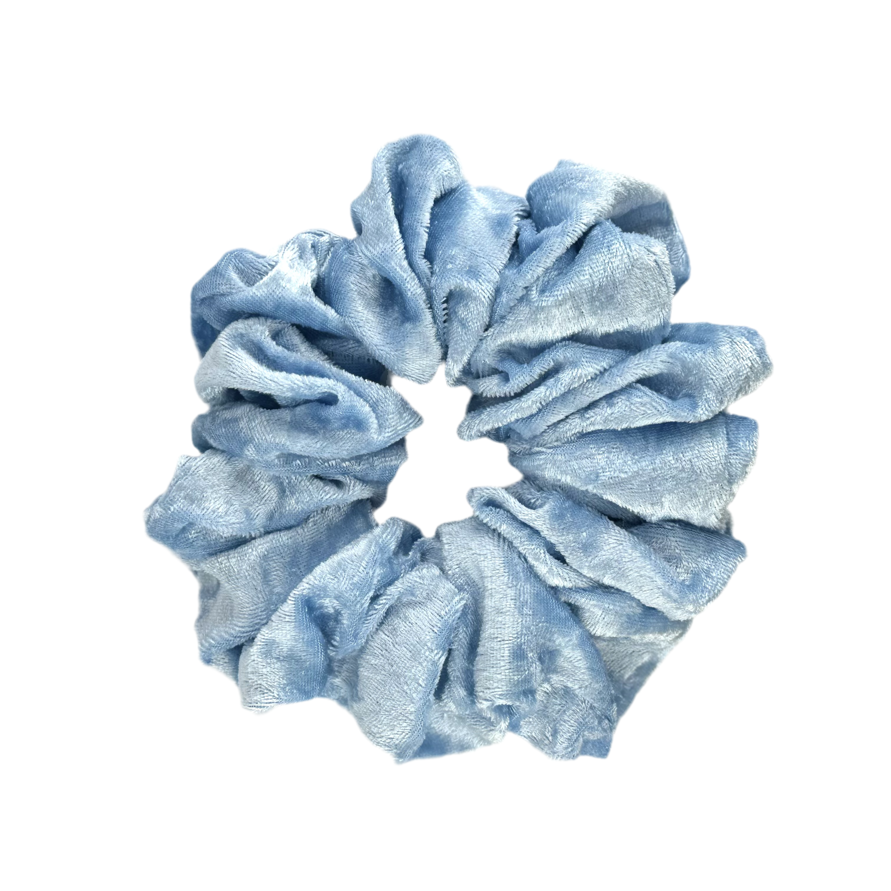 Scrunchie Babyblauer Samt Super