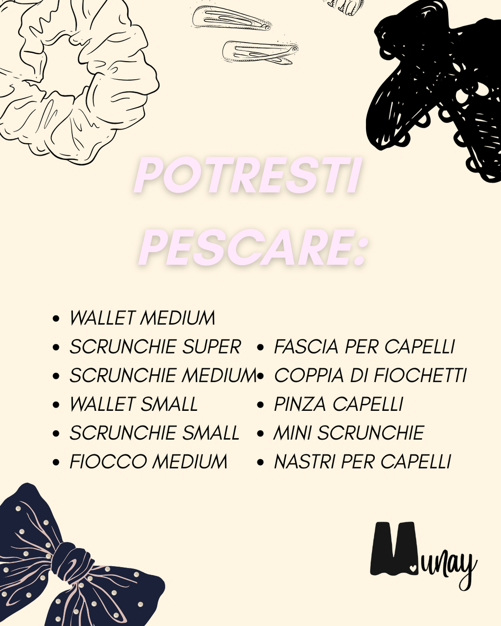 Munay Surprise Atelier — 3 prodotti artigianali