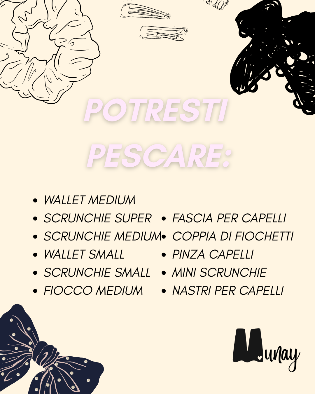 Munay Surprise Atelier — 3 prodotti artigianali