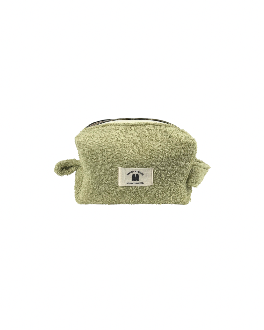 Beauty-case artigianale in spugna e cotone | Collezione Pima