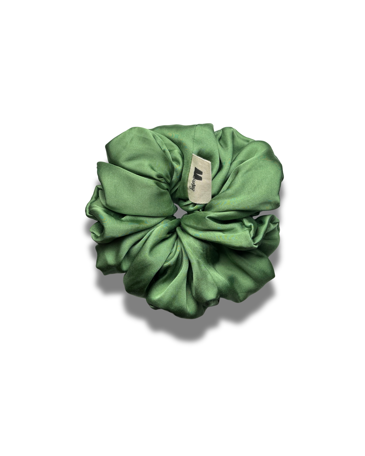 Olivia — Scrunchie verde oliva