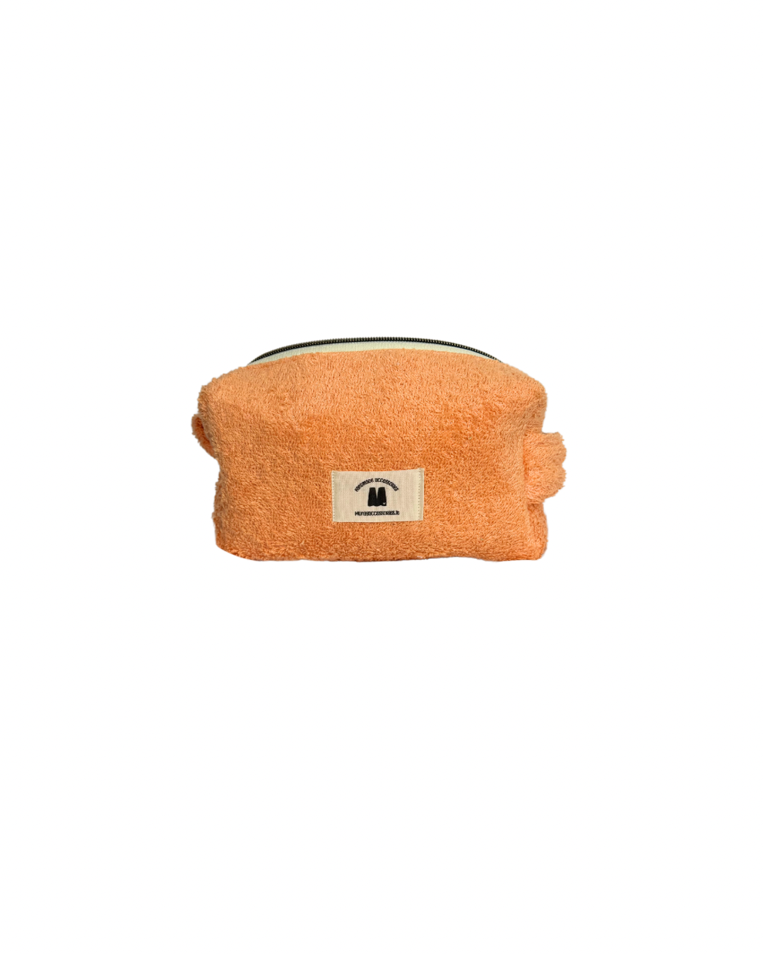 Beauty-case artigianale in spugna e cotone | Collezione Pima