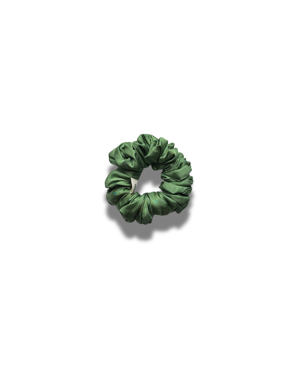 Olivia — Scrunchie verde oliva