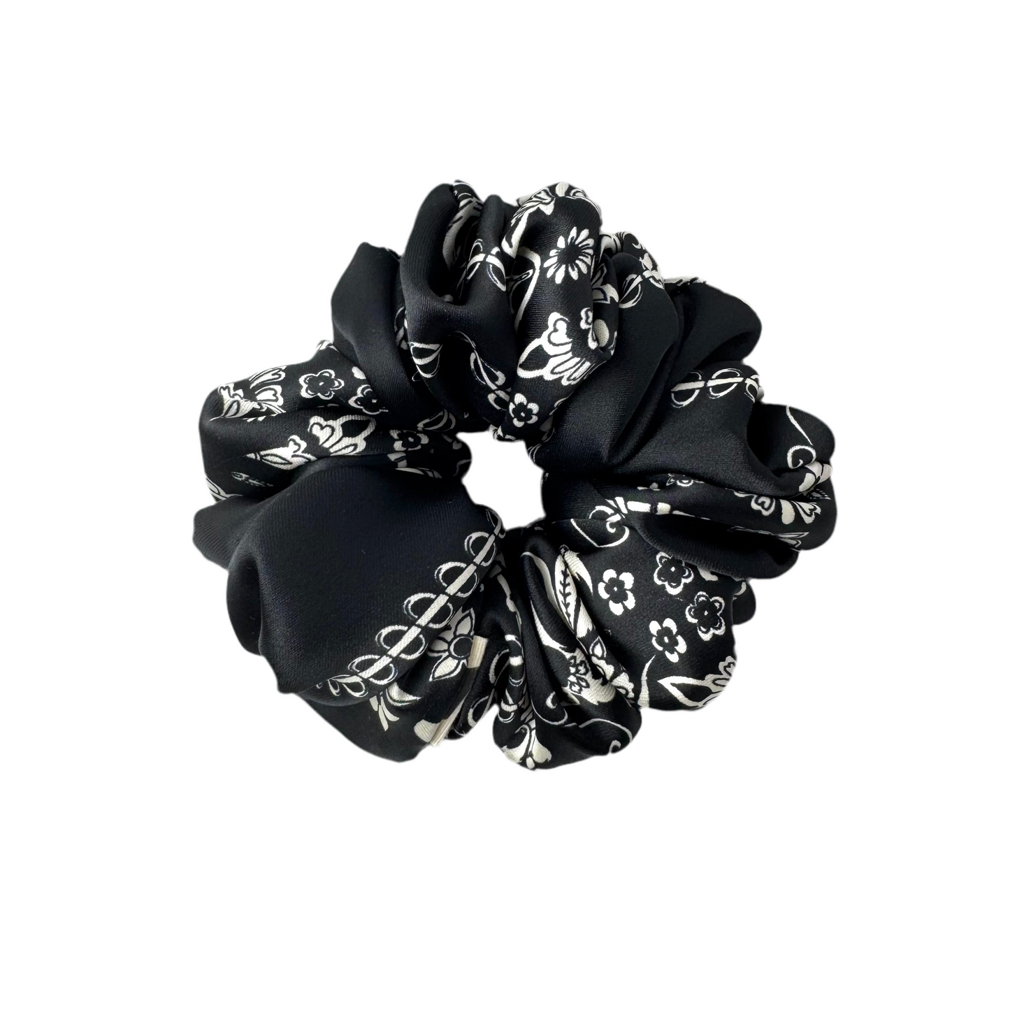 Scrunchie Black Gitana Super