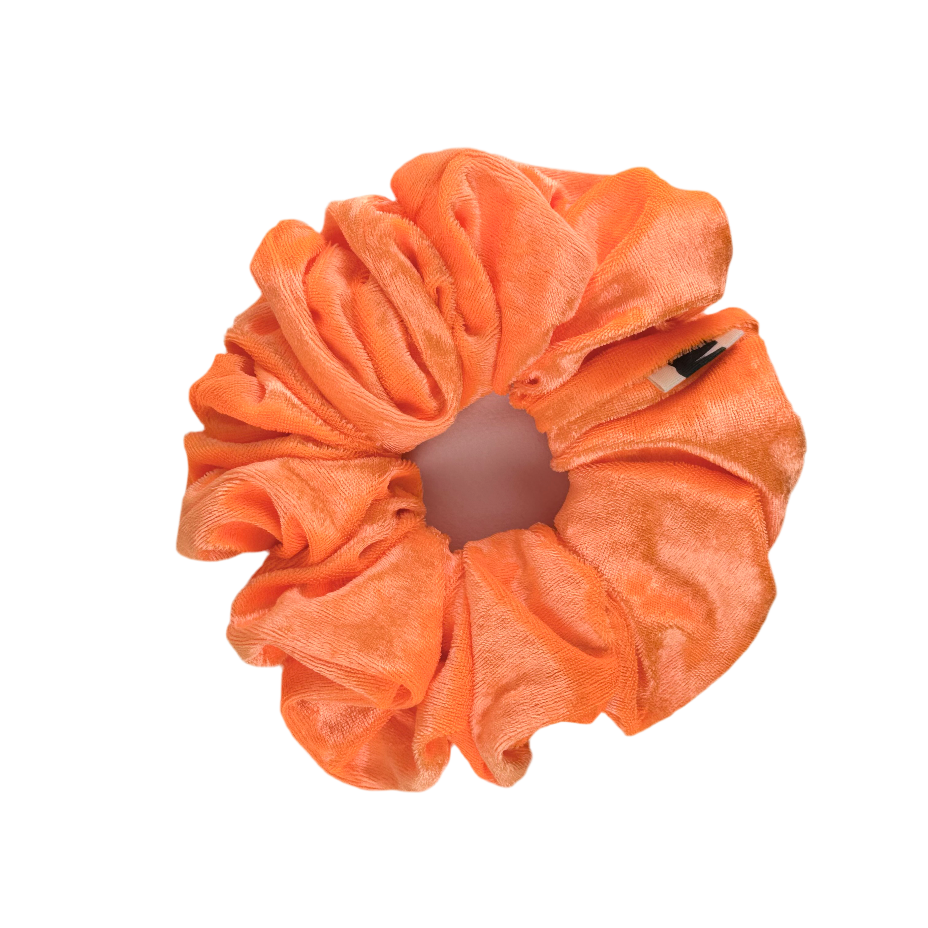 Scrunchie Orange Samt Super