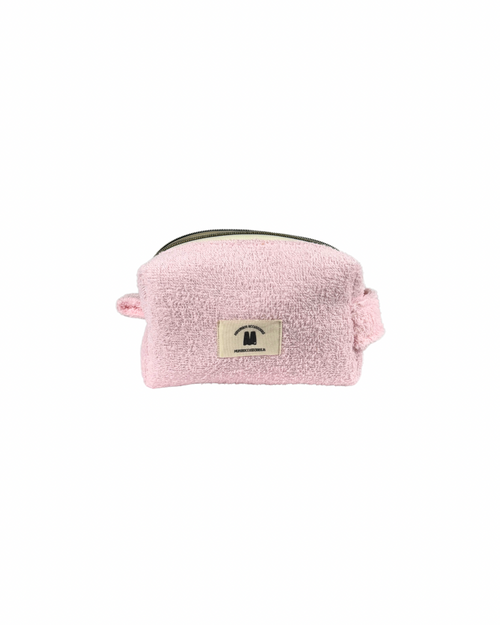 Beauty-case artigianale in spugna e cotone | Collezione Pima