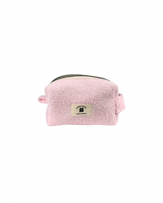 Beauty-case artigianale in spugna e cotone | Collezione Pima