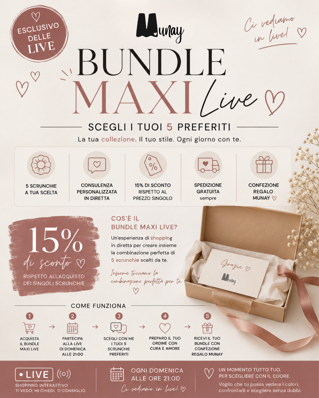 Bundle Maxi Live | Crea la tua collezione Munay